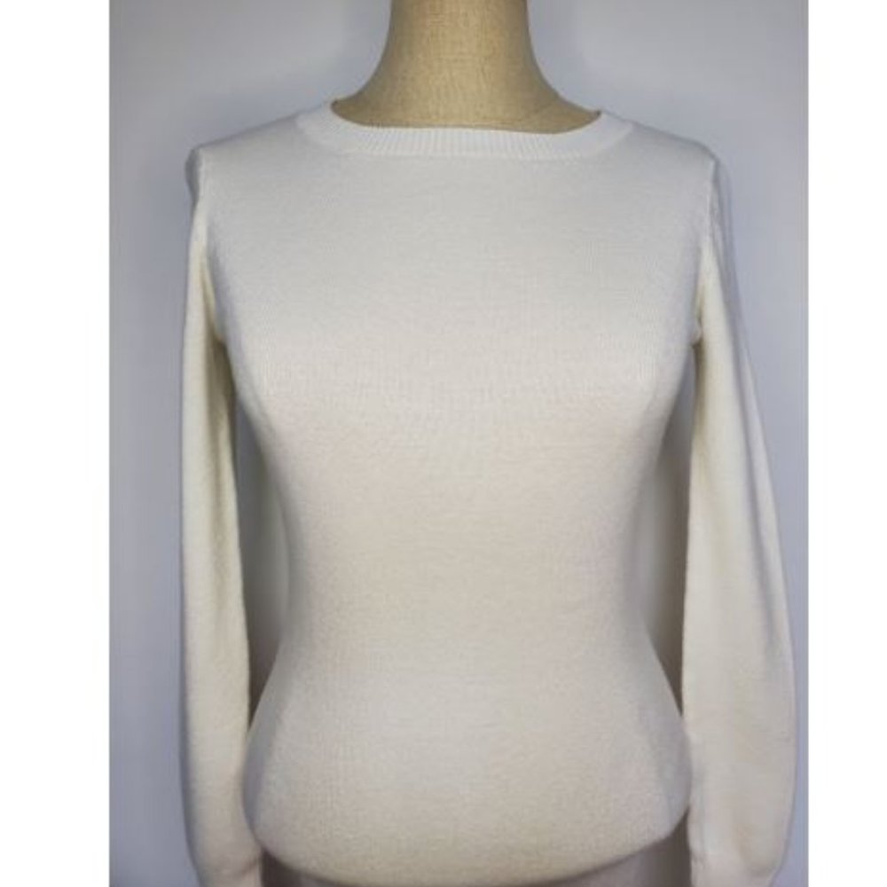 Express Women's Soft White Sweater Size Small